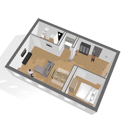 Hyper Centre - Wifi Fibre Gratuit - Jergweloh - Le New Yorkais Apartment Caen Luaran gambar