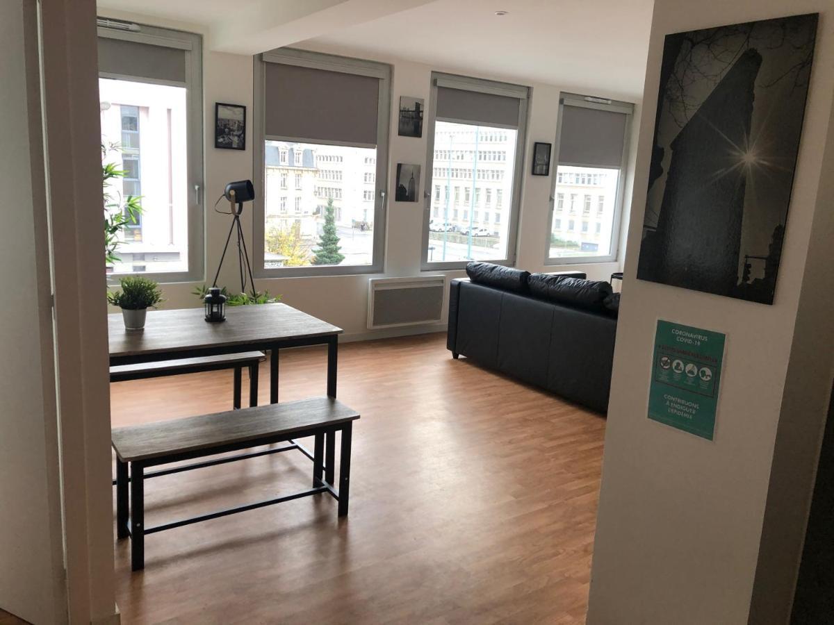 Hyper Centre - Wifi Fibre Gratuit - Jergweloh - Le New Yorkais Apartment Caen Luaran gambar