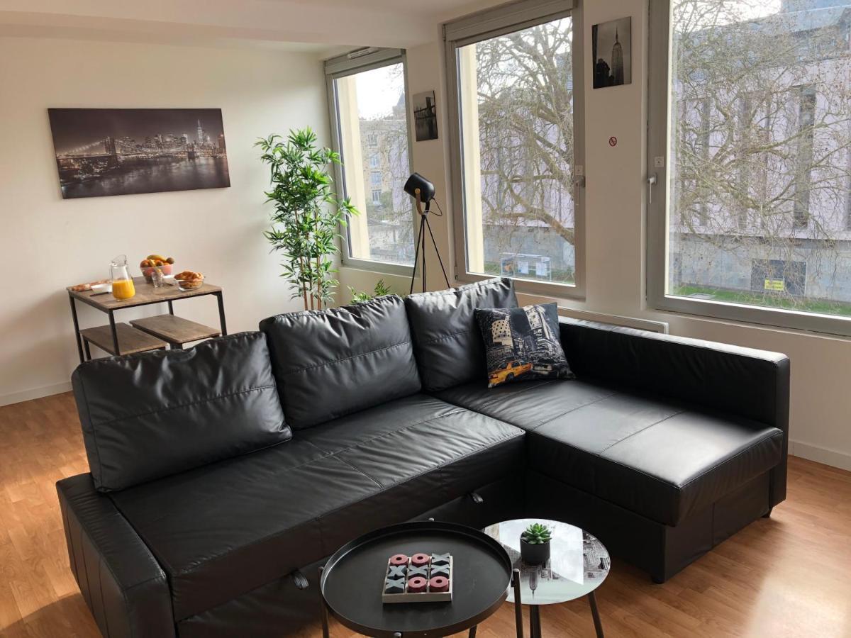 Hyper Centre - Wifi Fibre Gratuit - Jergweloh - Le New Yorkais Apartment Caen Luaran gambar